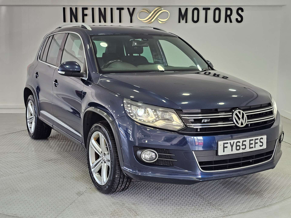 Volkswagen Tiguan R-line Tdi Bluemotion Technology 4Motion 4Wd Blue