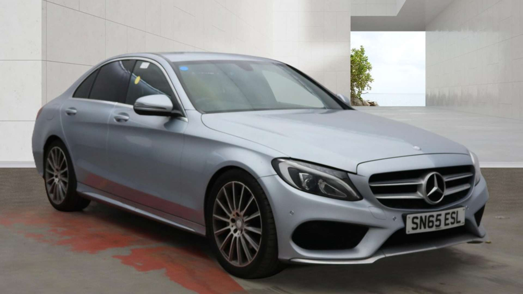 Mercedes-Benz C Class D Amg Line Silver