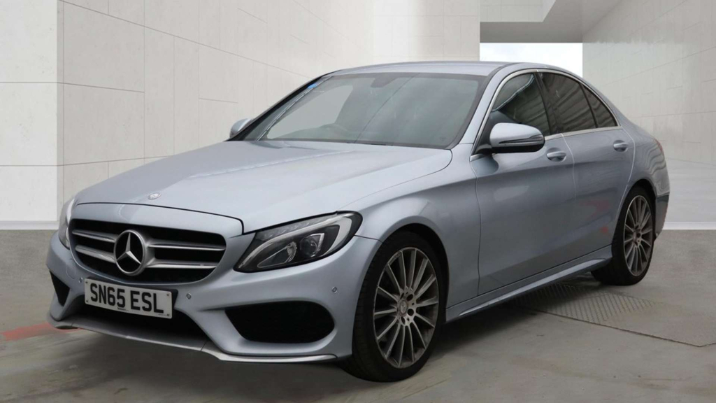 Mercedes-Benz C Class D Amg Line SN65ESL Silver #2