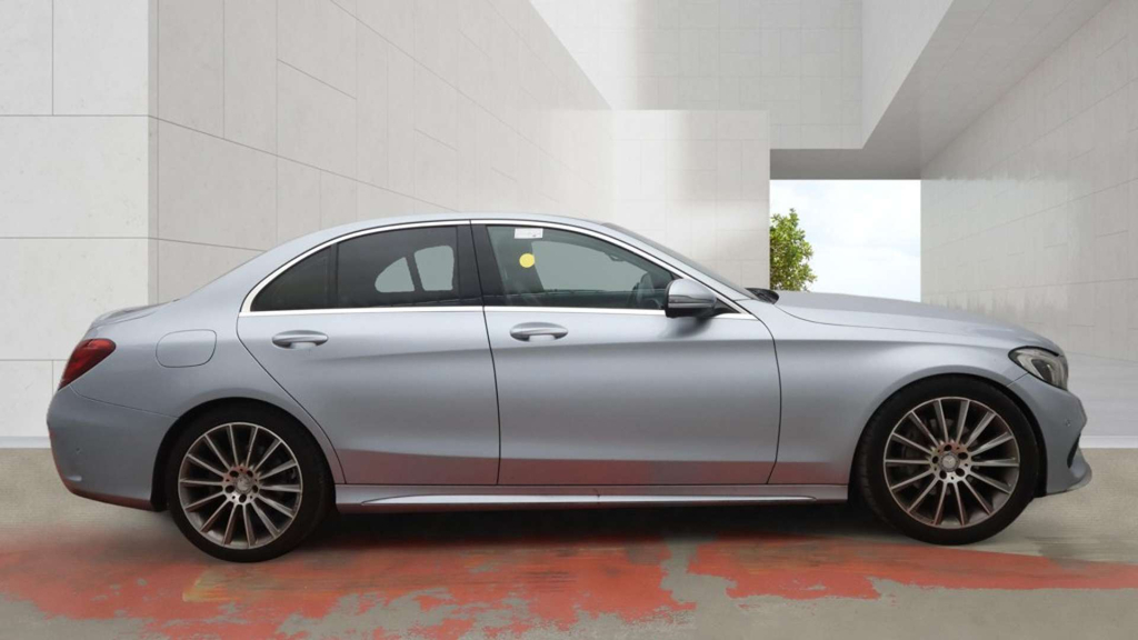 Mercedes-Benz C Class D Amg Line SN65ESL Silver #5
