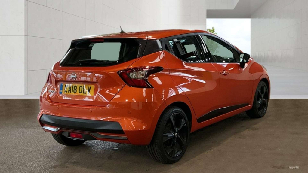 Nissan Micra Acenta Ig-t Orange #4