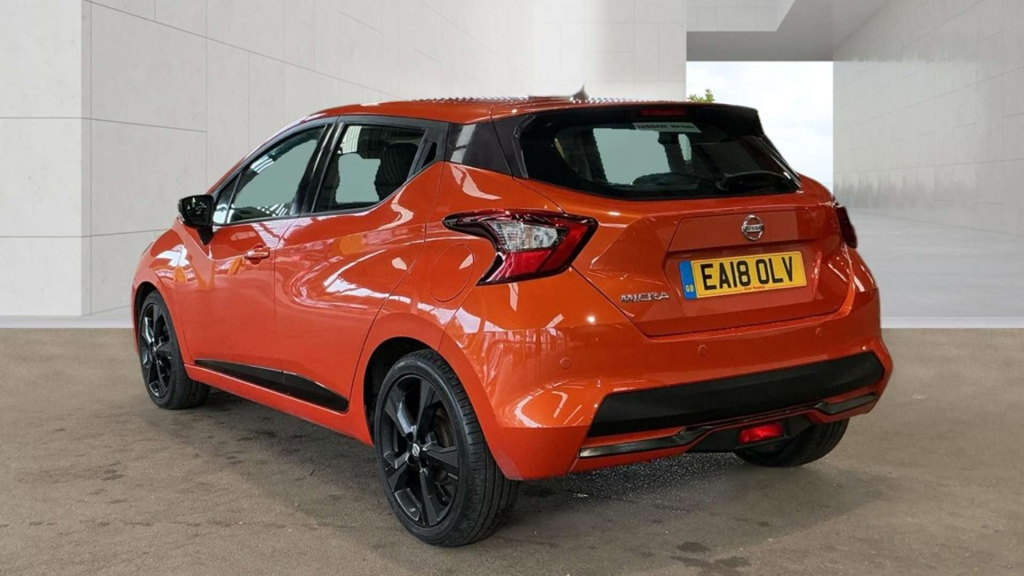 Nissan Micra Acenta Ig-t Orange #3