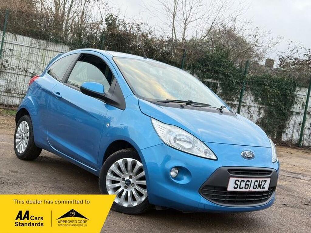 Ford KA 1.2 Zetec Hatchback Euro 5 Ss Blue #3