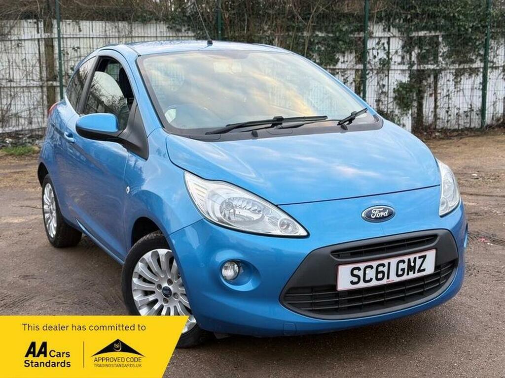 Ford KA 1.2 Zetec Hatchback Euro 5 Ss Blue