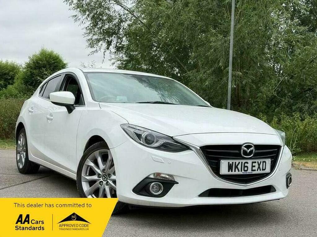 Mazda 3 2.0 Skyactiv-g Sport Nav Hatchback Manu WK16EXD White #3