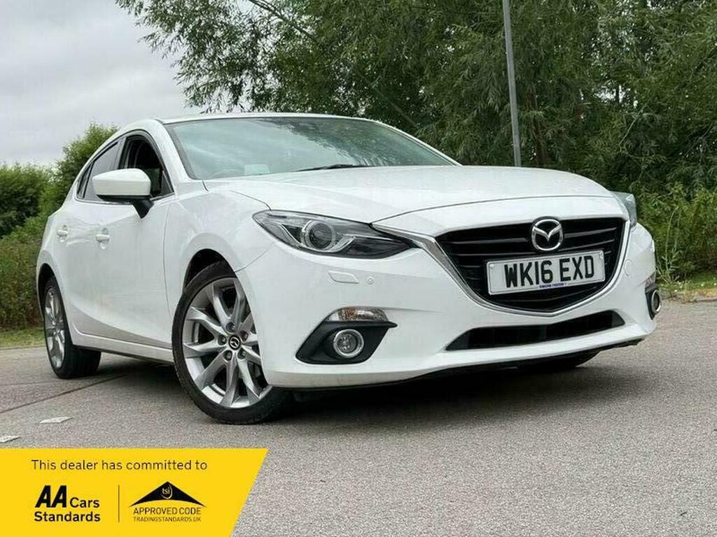 Mazda 3 2.0 Skyactiv-g Sport Nav Hatchback Manu WK16EXD White #6
