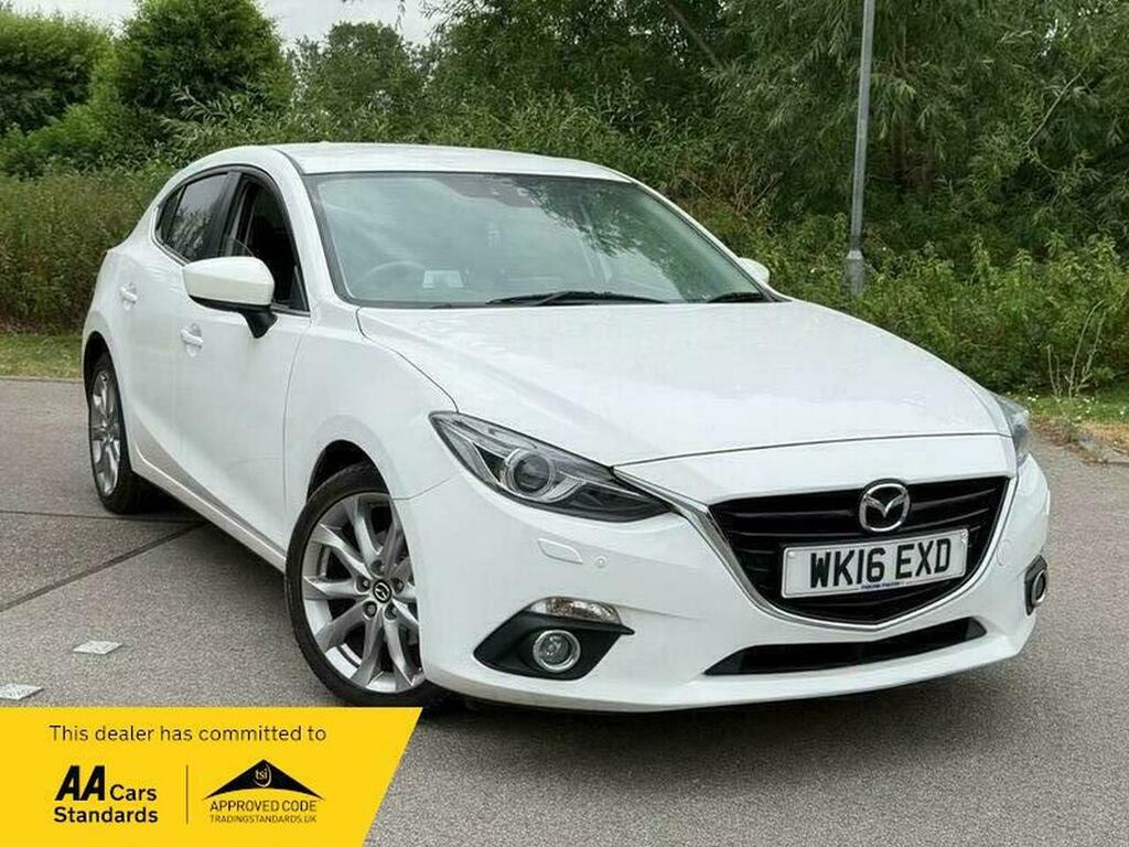 Mazda 3 2.0 Skyactiv-g Sport Nav Hatchback Manu WK16EXD White #4