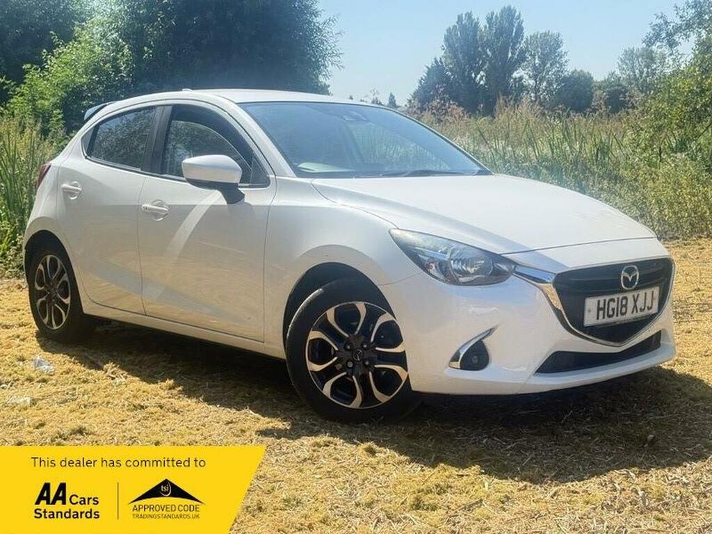 Mazda 2 1.5 Skyactiv-g Sport Nav Hatchback Aut HG18XJJ White #6