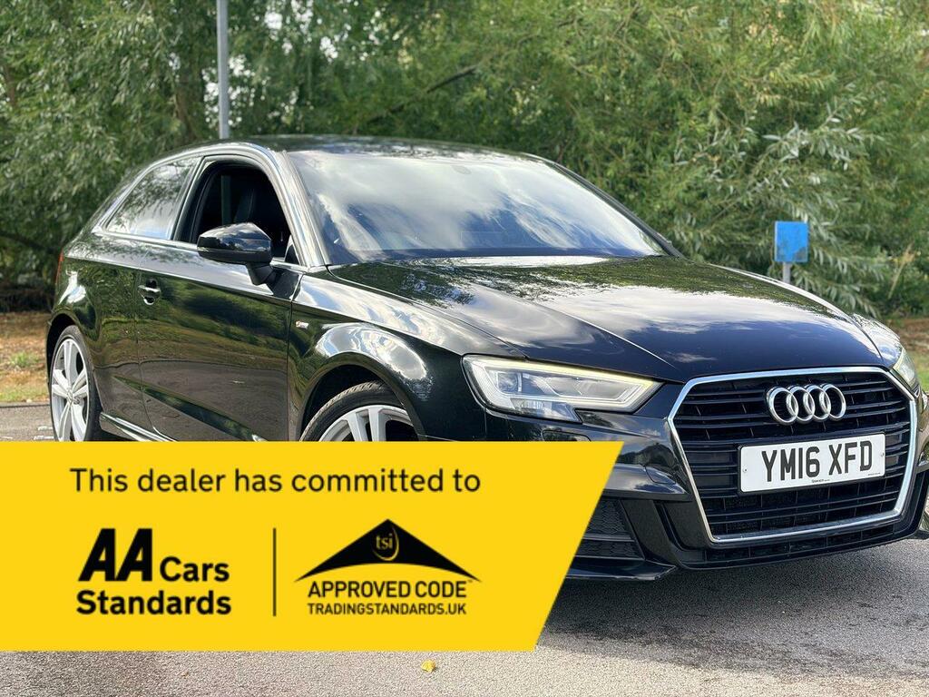 Audi A3 1.4 Tfsi Cod S Line Hatchback Eu YM16XFD Black