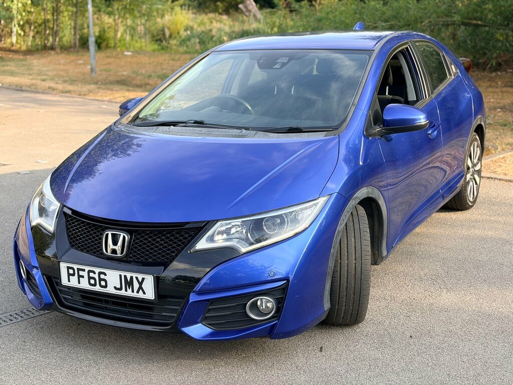 Honda Civic 1.4 I-vtec Se Plus Hatchback PF66JMX Blue #6