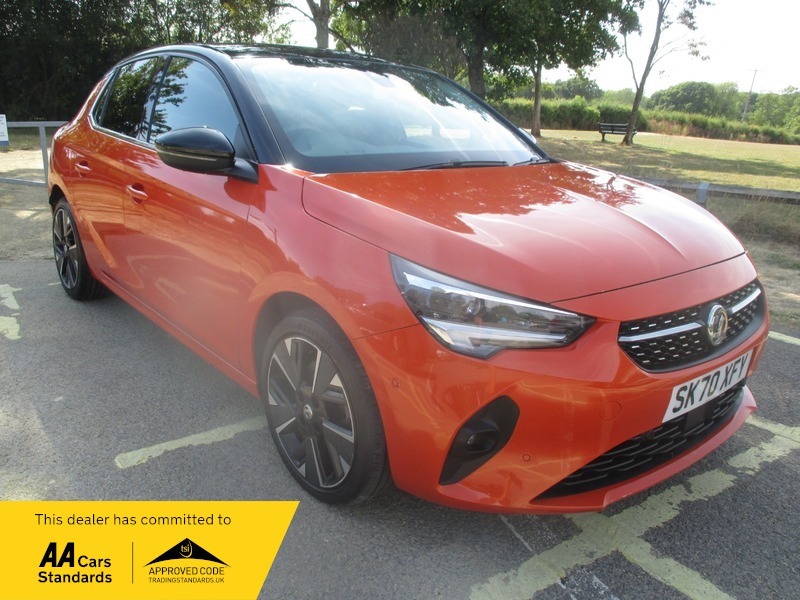 Vauxhall Corsa Elite Nav SK70XFY Orange