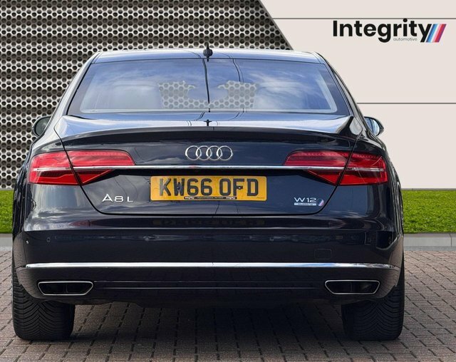 Audi A8 6.3 W12 Saloon Tiptronic Quattro Euro 6 KW66OFD Blue #4