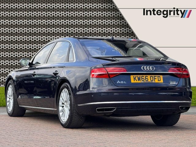 Audi A8 6.3 W12 Saloon Tiptronic Quattro Euro 6 KW66OFD Blue #5