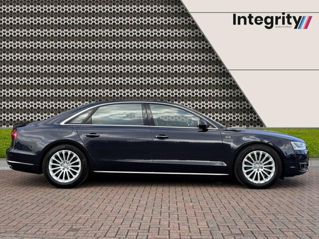 Audi A8 6.3 W12 Saloon Tiptronic Quattro Euro 6 KW66OFD Blue #2