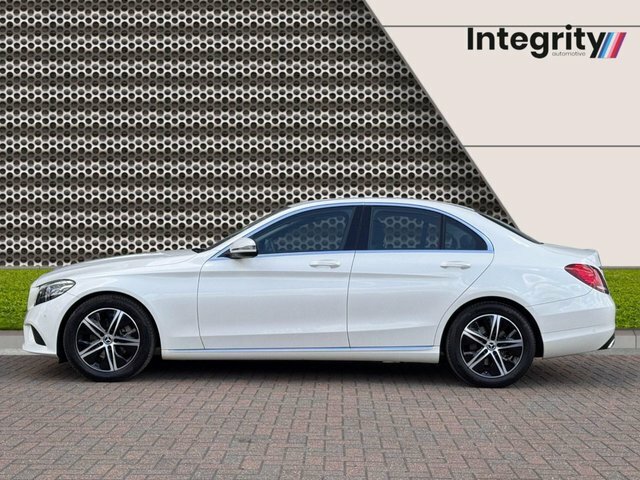 Mercedes-Benz C Class 2018 2.0 C220d Sport Saloon G-tronic E White #6
