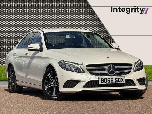 Mercedes-Benz C Class 2018 2.0 C220d Sport Saloon G-tronic E White
