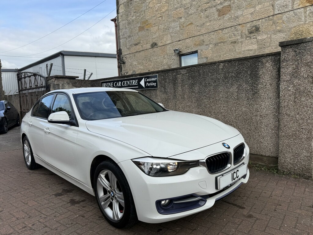 BMW 3 Series Saloon 2.0 318D Sport Saloon 2014 White #6