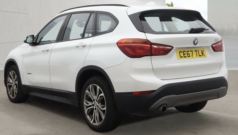 BMW X1 2.0 X1 Sdrive18d Se White #4