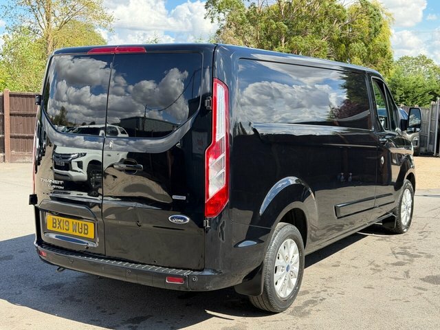 Ford Transit Custom 2.0 300 Ecoblue Limited Panel Van Manua BX19WUB Black #5