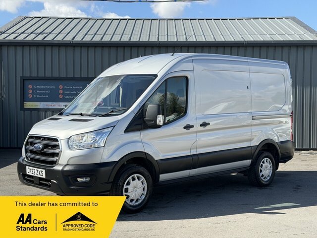 Ford Transit Custom 2.0 350 Ecoblue Trend Panel Van CK22ZXS Silver