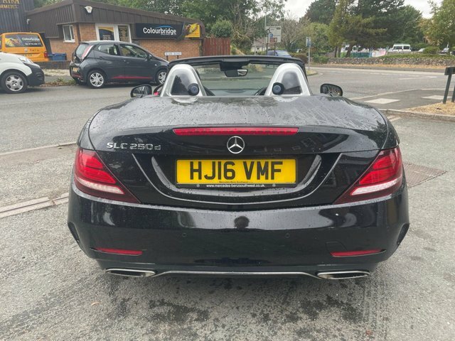 Mercedes-Benz SLC 2.1 Slc250d Amg Line Convertible G-tron HJ16VMF Black #6