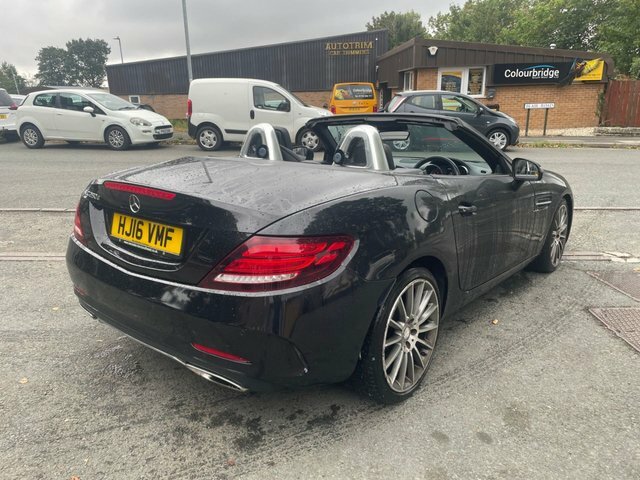 Mercedes-Benz SLC 2.1 Slc250d Amg Line Convertible G-tron HJ16VMF Black #5