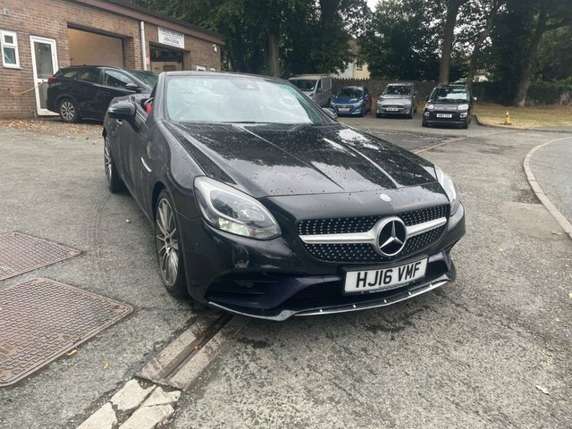 Mercedes-Benz SLC 2.1 Slc250d Amg Line Convertible G-tron HJ16VMF Black #3