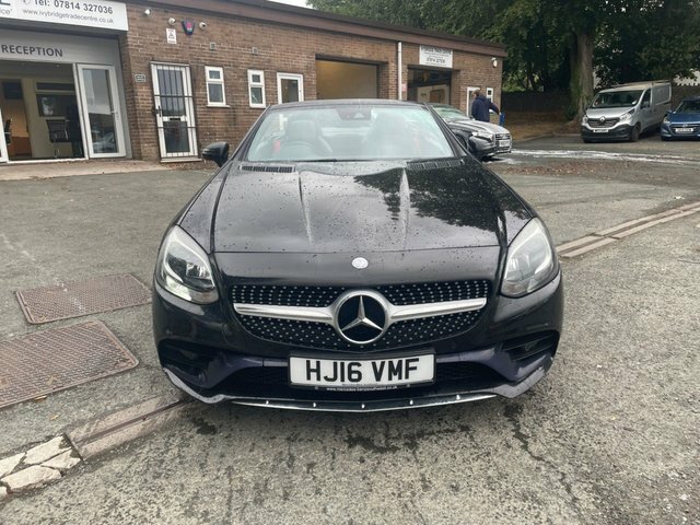 Mercedes-Benz SLC 2.1 Slc250d Amg Line Convertible G-tron HJ16VMF Black #2