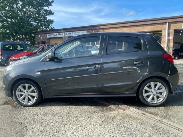 Mitsubishi Mirage Hatchback White #9