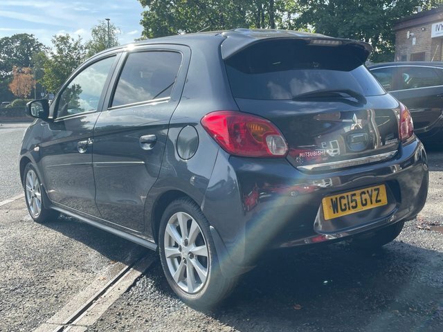 Mitsubishi Mirage Hatchback White #8