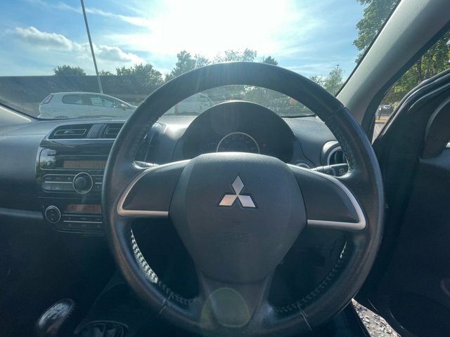 Mitsubishi Mirage Hatchback White #17