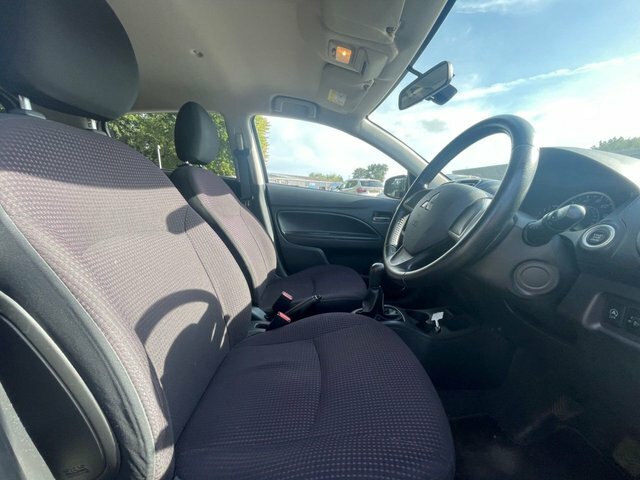 Mitsubishi Mirage Hatchback White #10