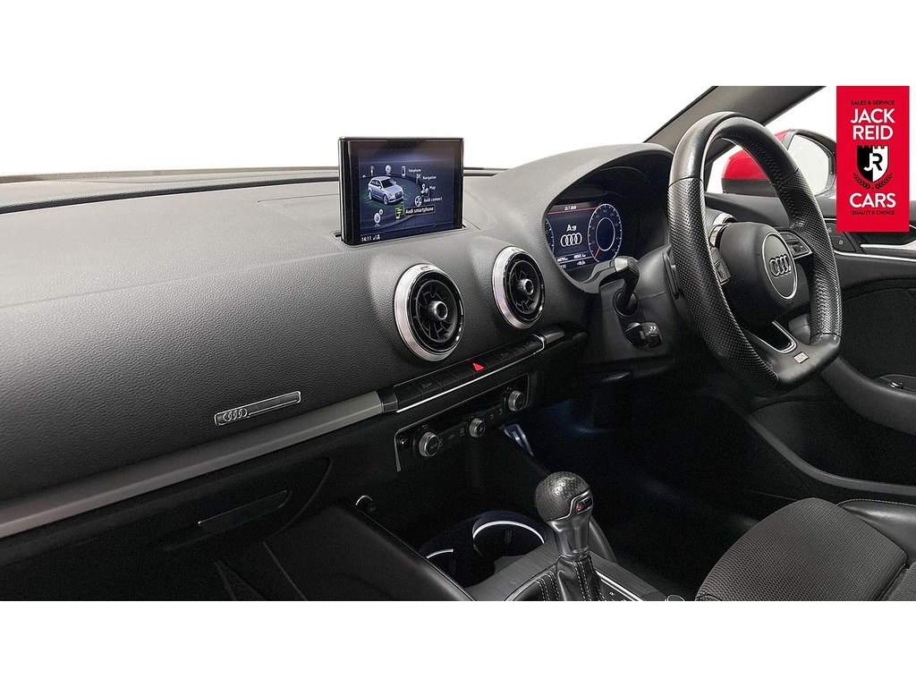 Audi A3 Hatchback PX68ONW Red #4