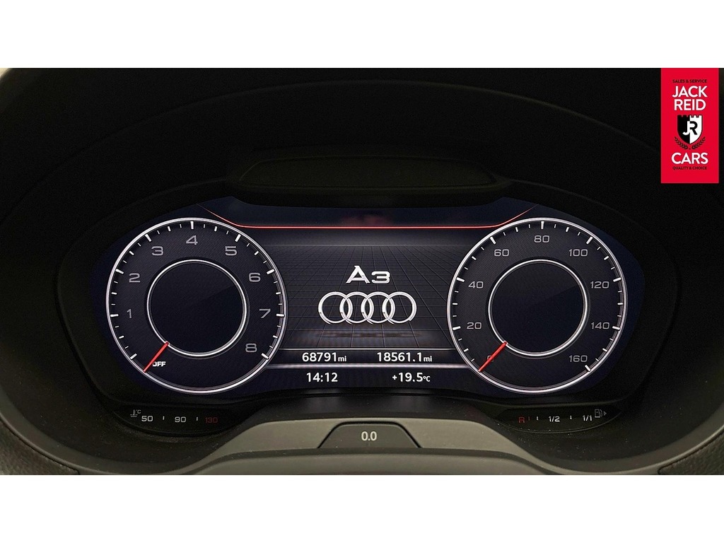 Audi A3 Hatchback PX68ONW Red #2