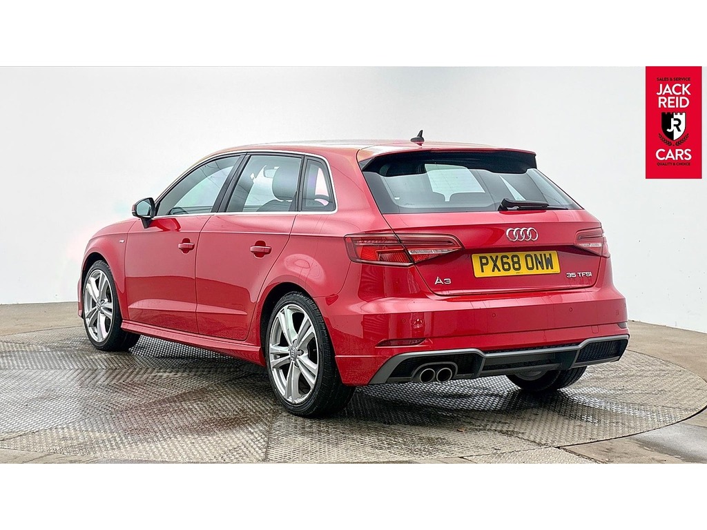 Audi A3 Hatchback PX68ONW Red #6