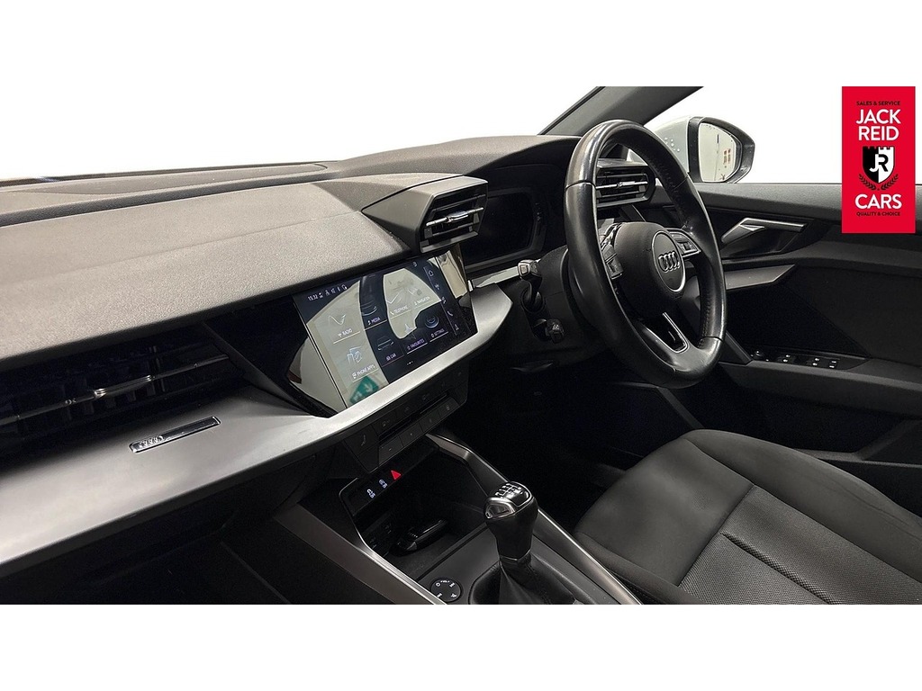 Audi A3 Hatchback WF70KGY White #5