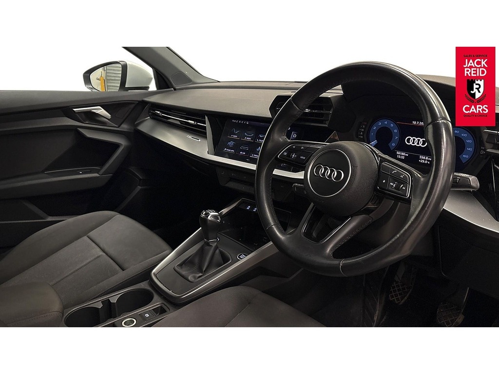 Audi A3 Hatchback WF70KGY White #2