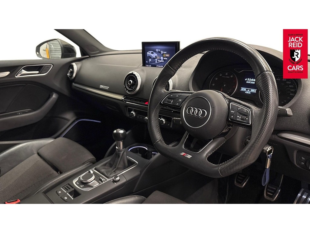 Audi A3 Saloon VK70HVZ White #2