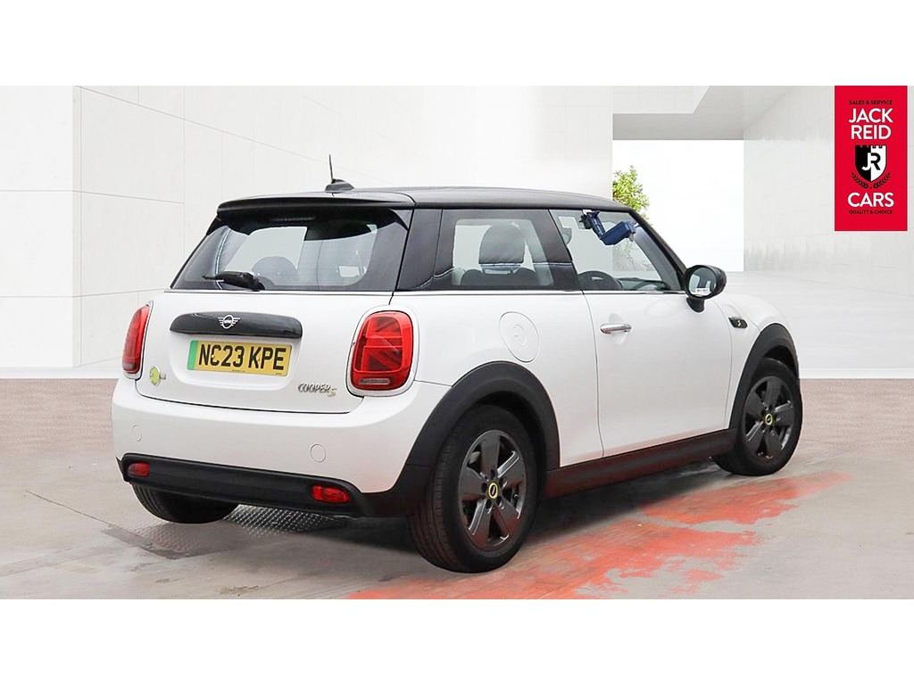 Mini Electric Hatchback White #6