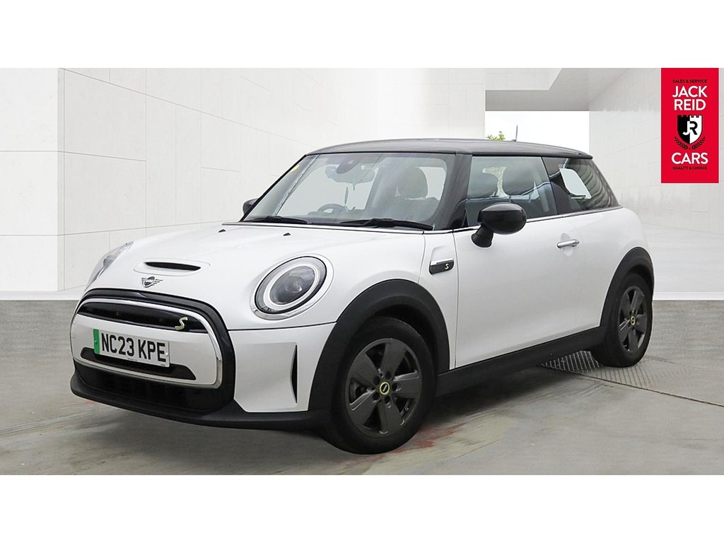 Mini Electric Hatchback White