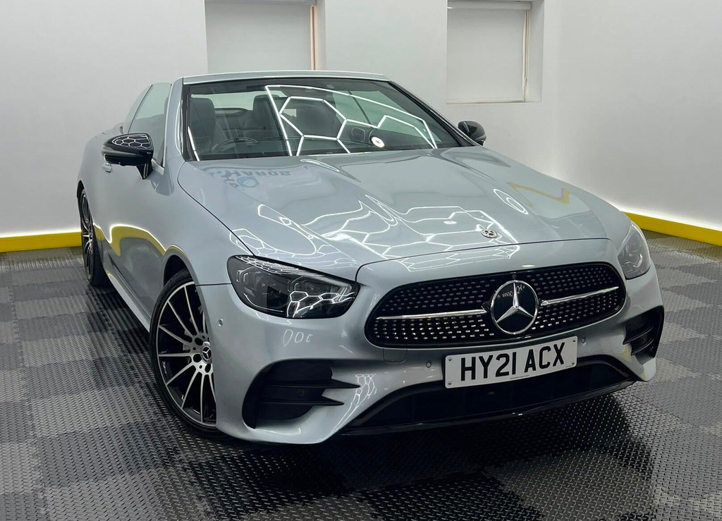 Mercedes-Benz E Class 2.0 D Amg Line Premium Plus Cabriolet G-tronic Silver