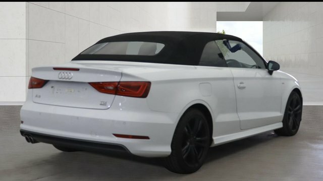 Audi A3 Cabriolet 2.0 Tdi S Line Convertible S Tronic Qua White #5