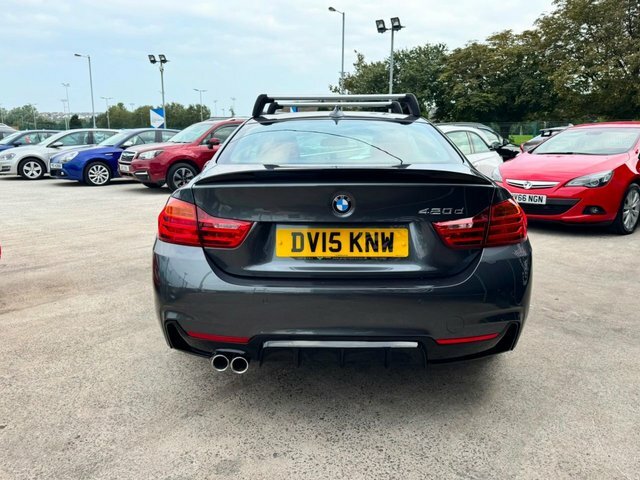BMW 4 Series Gran Coupe 420D M Sport Coupe DV15KNW Grey #4