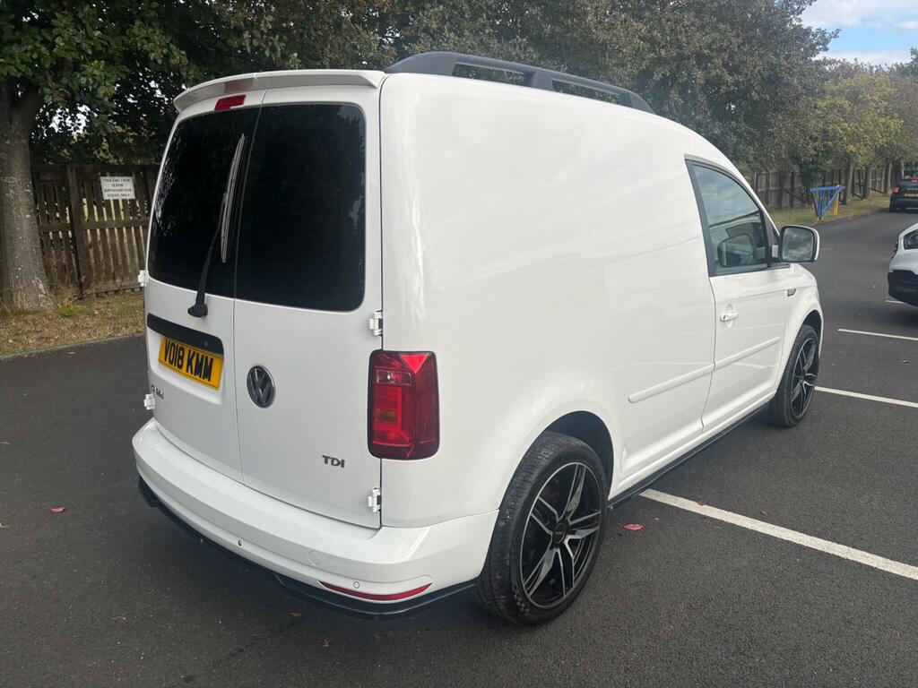 Volkswagen Caddy 2.0 Tdi C20 Bluemotion Tech Highline Swb Euro 6 S White #5