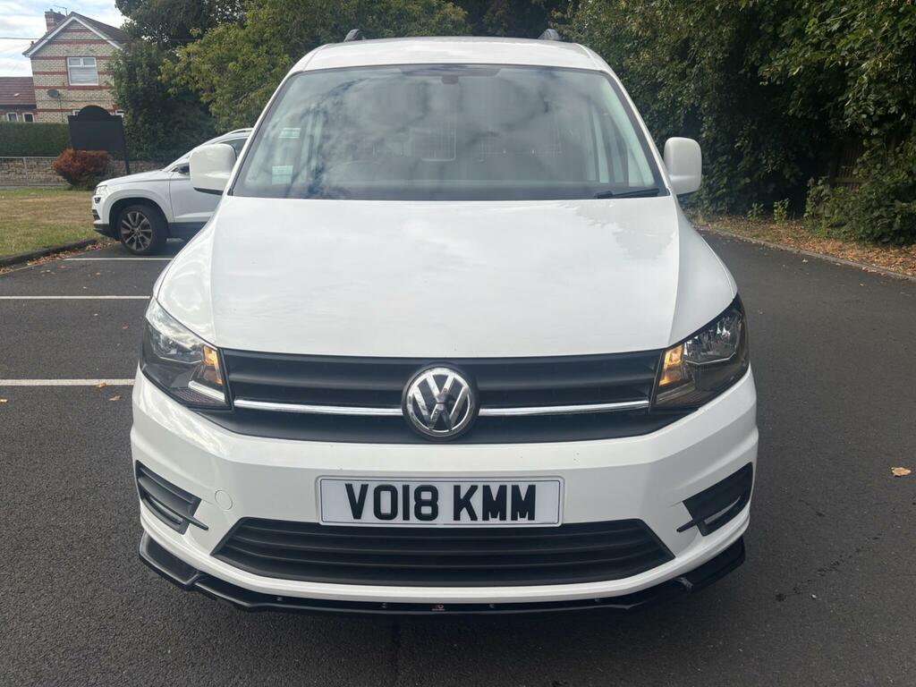 Volkswagen Caddy 2.0 Tdi C20 Bluemotion Tech Highline Swb Euro 6 S White #2