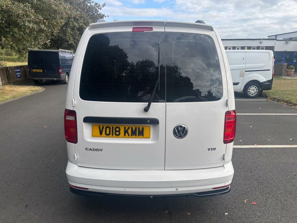 Volkswagen Caddy 2.0 Tdi C20 Bluemotion Tech Highline Swb Euro 6 S White #6