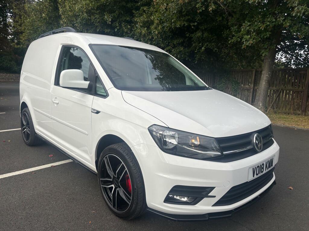 Volkswagen Caddy 2.0 Tdi C20 Bluemotion Tech Highline Swb Euro 6 S White