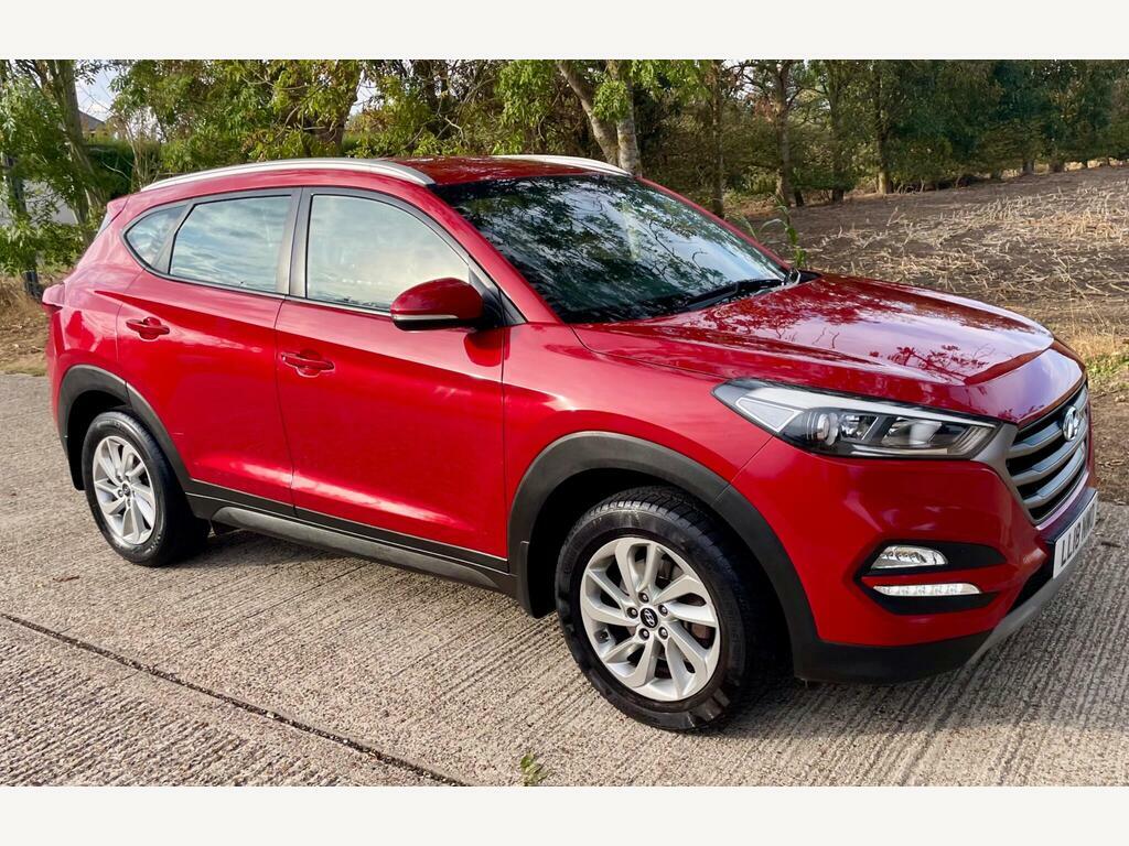 Hyundai Tucson 1.6 Gdi Blue Drive Se Nav Euro 6 S S Red #6