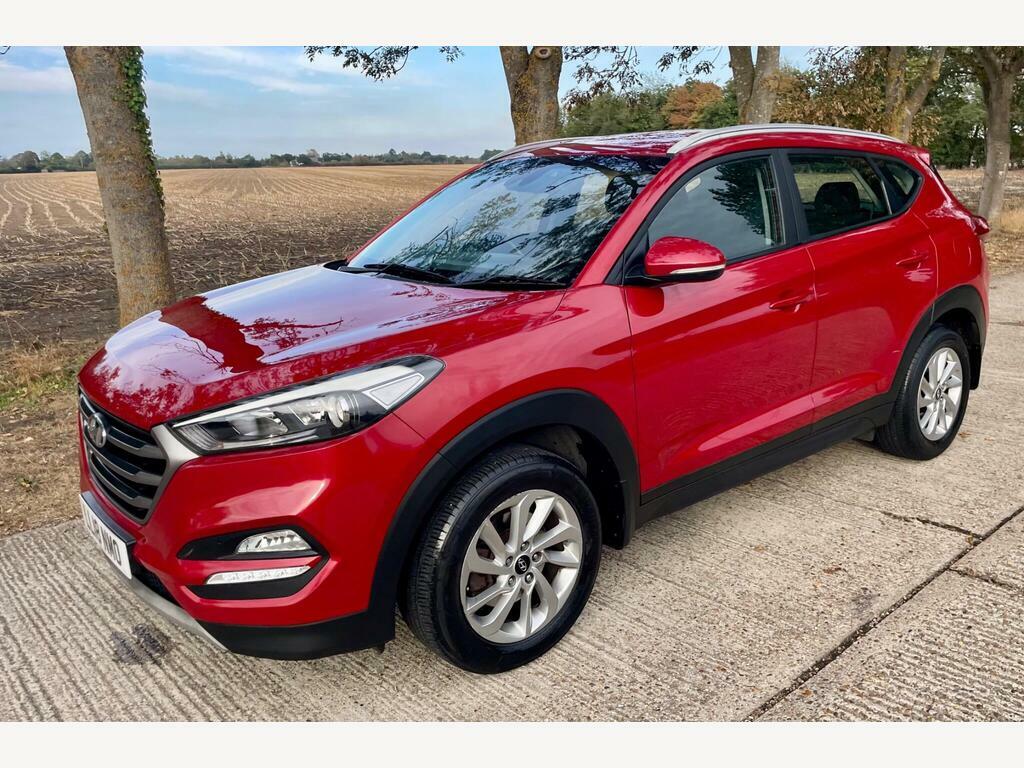 Hyundai Tucson 1.6 Gdi Blue Drive Se Nav Euro 6 S S Red #3