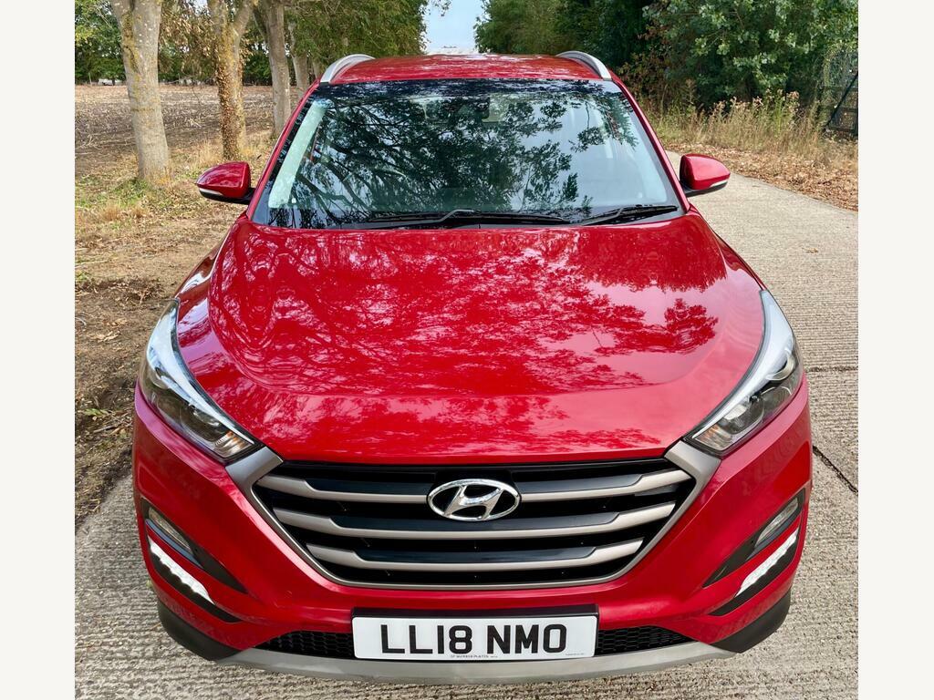 Hyundai Tucson 1.6 Gdi Blue Drive Se Nav Euro 6 S S Red #2